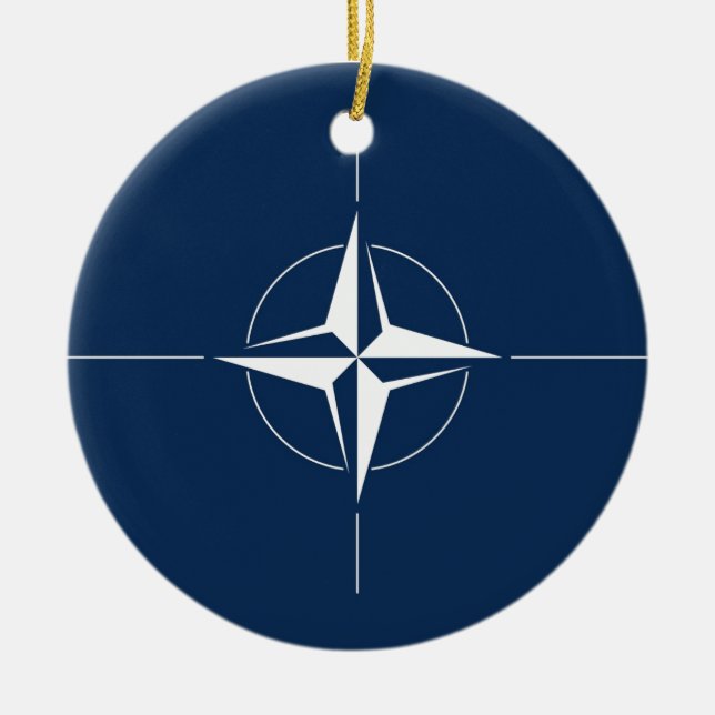 NATO Flag Keramikornament (Vorne)