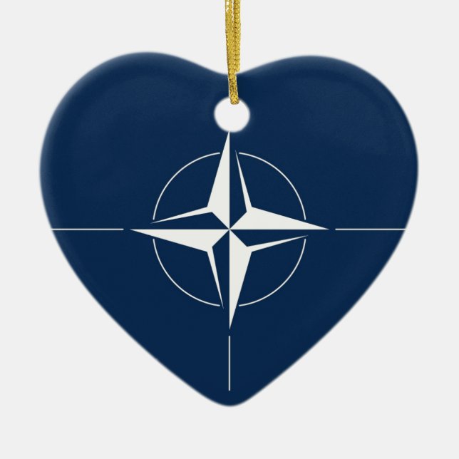 NATO Flag Keramikornament (Vorne)