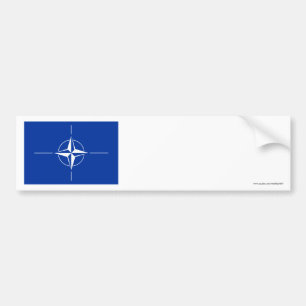 NATO-Flagge Autoaufkleber