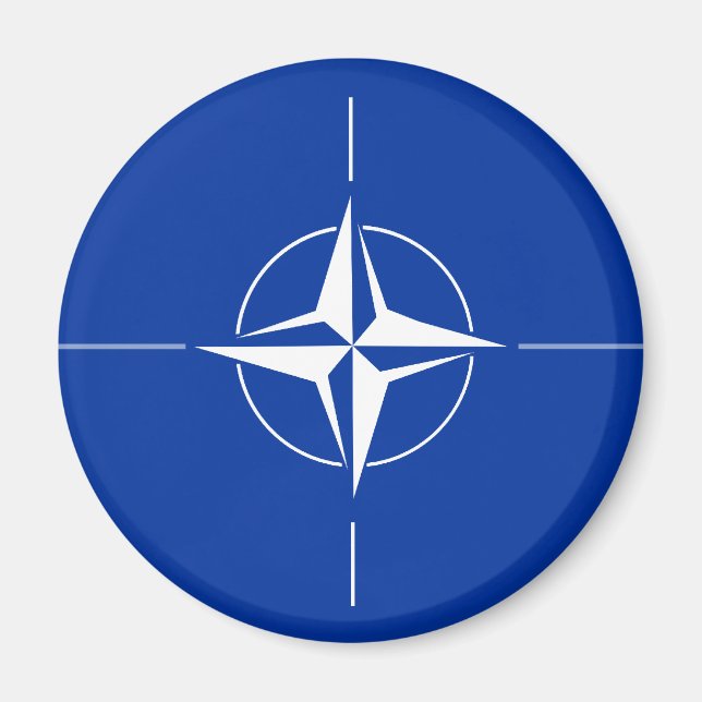 Nato-Flagge Magnet (Vorne)