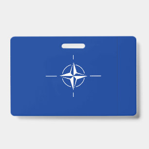NATO-Flagge Nordatlantikvertragsorganisation Allia Ausweis