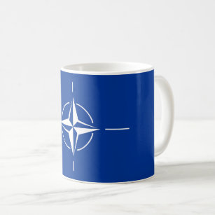 NATO-Flagge Nordatlantikvertragsorganisation Allia Kaffeetasse