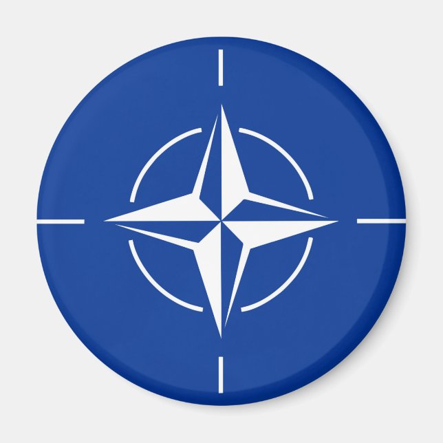 NATO-Flaggensymbol Magnet (Vorne)