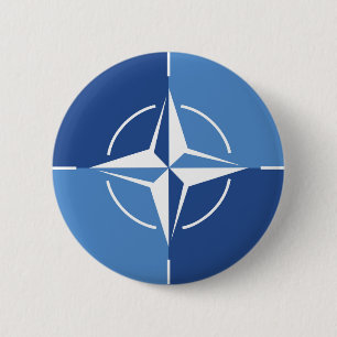 NATO-ONAT-Flaggensymbol des Nordatlantikvertragsor Button