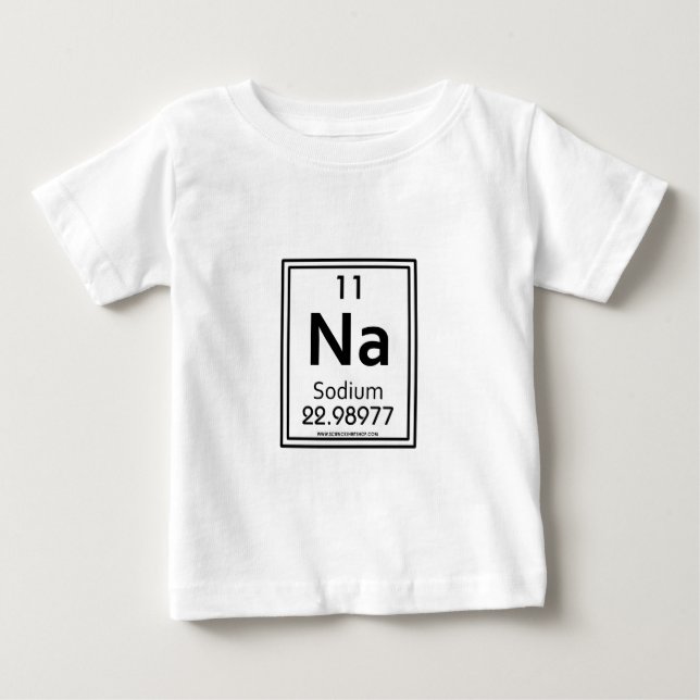 Natrium 11 baby t-shirt (Vorderseite)