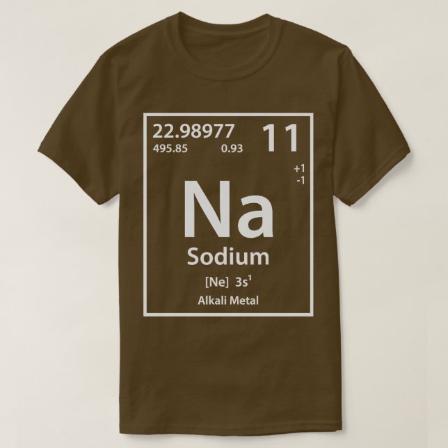 Natrium Element T-Shirt (Design vorne)