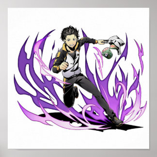 Natsuki Subaru ReZERO Start Leben in einem anderen Poster