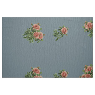 Nattier-blue Rose Roses bouquet Rosenbouquet Stoff