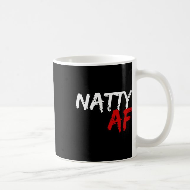 Natty Af Funny Bodybuilder Bodybuilding Workout Gy Kaffeetasse (Rechts)