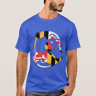 Natty Boh Maryland-Flagge T-Shirt