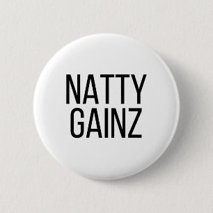 Natty Gainz Steroidfreies Fitnessstudio und Bodybu Button