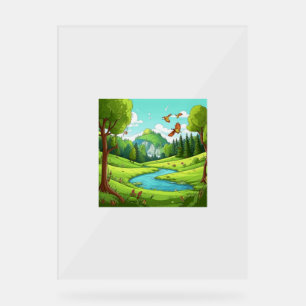 Natur 15. acrylschild