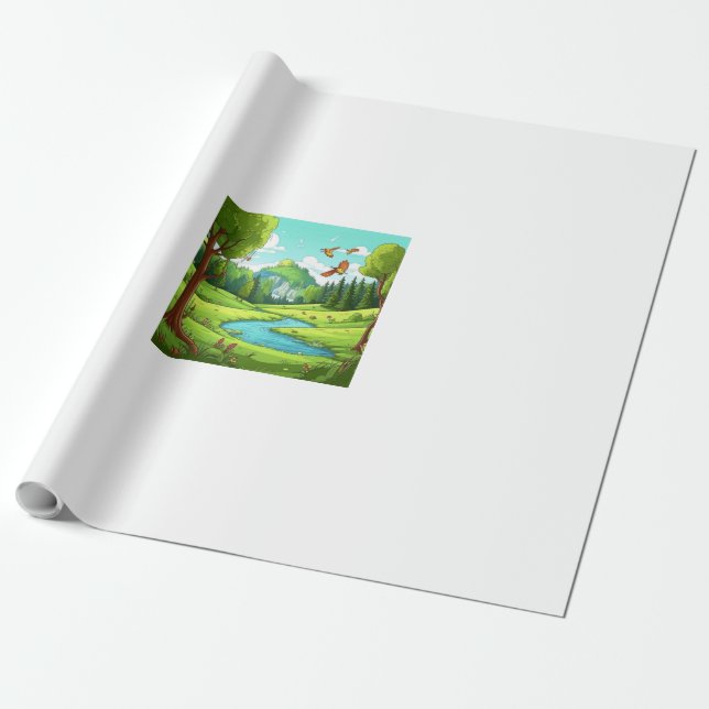 Natur 15. geschenkpapier (Ungerollt)