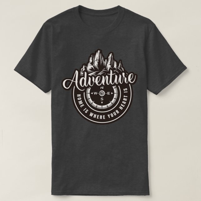 Natur - Abenteuer-Camping T-Shirt (Design vorne)