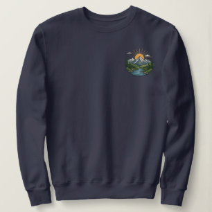 Natur-Abenteuer Outdoor-Design Sweatshirt