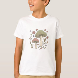 Natur-Abenteuer-Pilze-Grafik Cool T-Shirt