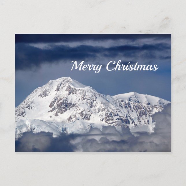 Natur Alaska Denali Landschaft Foto Weihnachten (Vorderseite)