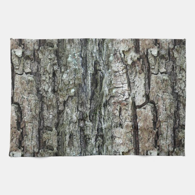 Natur-alte Kiefern-Barke Handtuch (Horizontal)