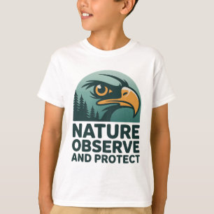 Natur - Beobachtung und Schutz - Adlerkopf T-Shirt