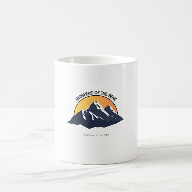 Natur-Berg-Design-Ästhetik-Tasse Kaffeetasse (Mittel)