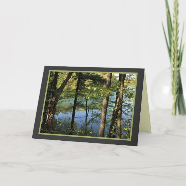 Natur: bietet mir einen Raum Karte (Vorderseite)