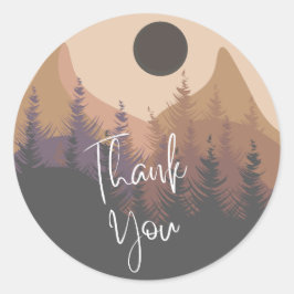 Natur, botanisch, modern Danke Stickers NS17