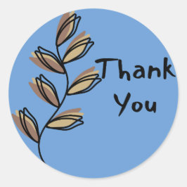 Natur, botanisch, modern Danke Stickers NS23