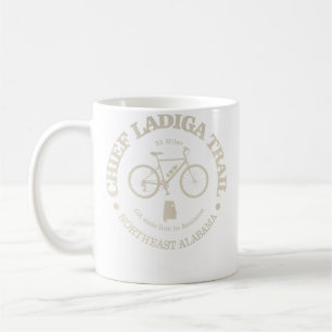 Natur Chief Ladiga Trail Radfahren Camping Liebhab Kaffeetasse