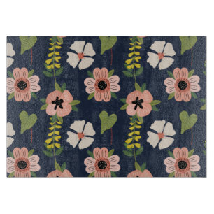 Natur Farbenfrohe Blume Niedlich Wasserfarbe Schneidebrett