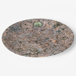 Natur-Felsen-Foto-Geologie-Beschaffenheit Pappteller