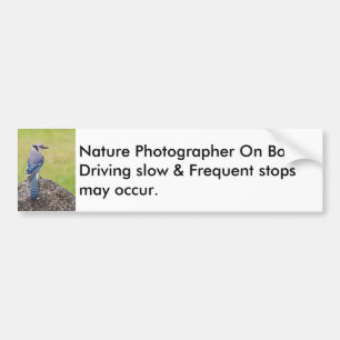 Natur-Fotograf-an Bord Autoaufkleber