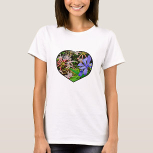 Natur Fotograph Iris purple wildflower T-Shirt
