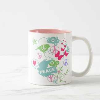 Natur-FriedensTasse Zweifarbige Tasse