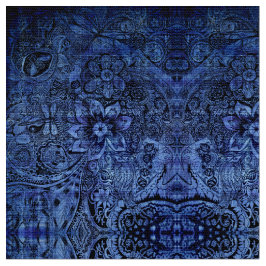 Natur-Gekritzel-Kaleidoskop Stoff