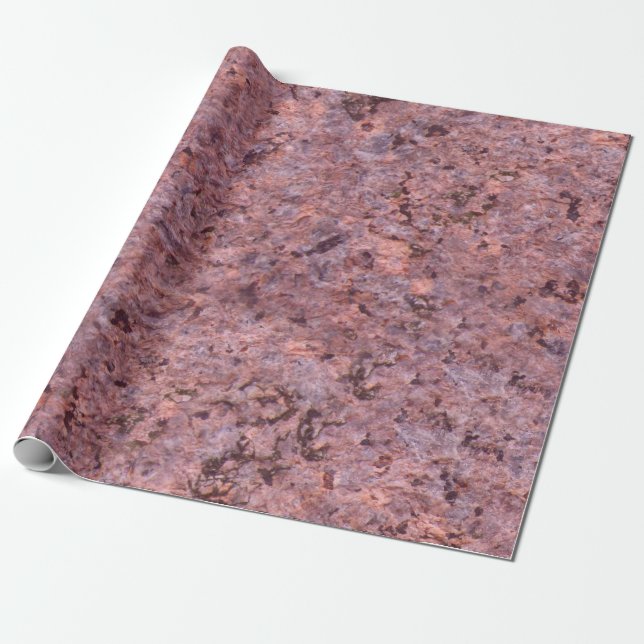 Natur-Geologie-Foto-Rosa-Felsen-Beschaffenheit Geschenkpapier (Ungerollt)