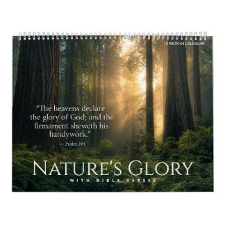 Natur-Glorie-Kalender - Mit Bibelversen Kalender