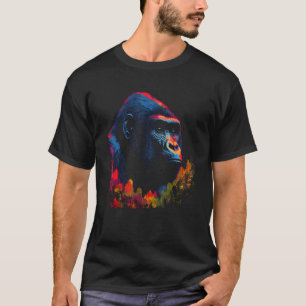 Natur Gorilla-Wildnis T-Shirt