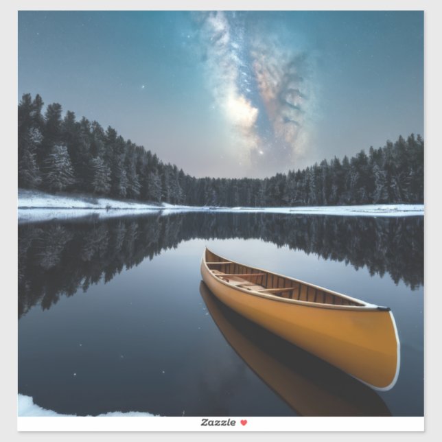 Natur im Freien Landschaft Friedliche Entspannung Aufkleber (Blatt)