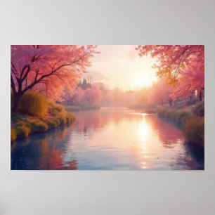 Natur im Freien Landschaft Friedliche Entspannung Poster