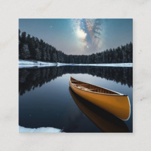 Natur im Freien Landschaft Friedliche Entspannung Quadratische Visitenkarte