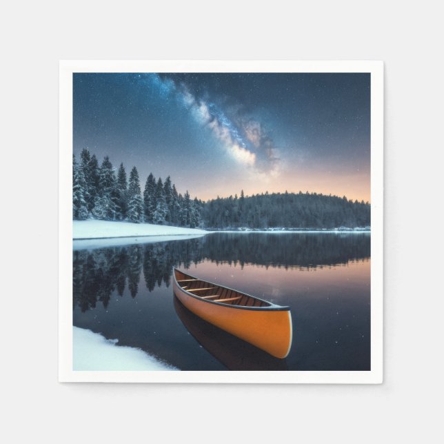 Natur im Freien Landschaft Friedliche Entspannung Serviette (Vorderseite)