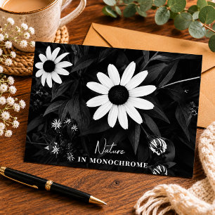 Natur in monochrom postkarte