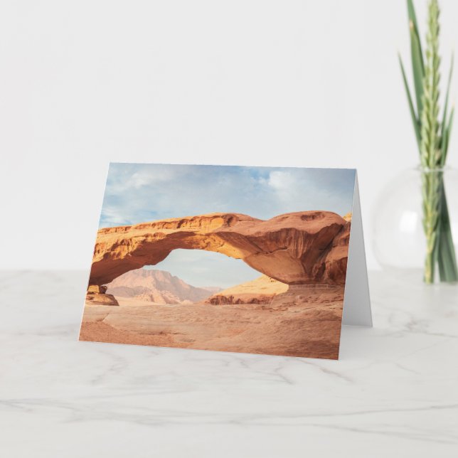 Natur-Inspirationen Wadi Rum Valley, Jordan Cards Karte (Vorderseite)