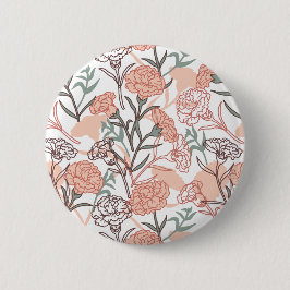 Natur Inspiriert Blütenmuster: Muster der Blume Ca Button