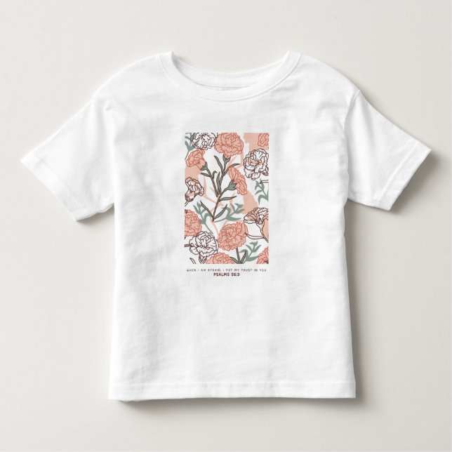 Natur Inspiriert Blütenmuster: Muster der Blume Ca Kleinkind T-shirt (Vorderseite)