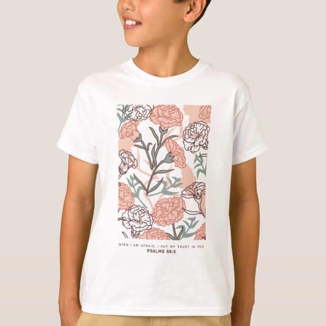 Natur Inspiriert Blütenmuster: Muster der Blume Ca T-Shirt (Vorderseite)