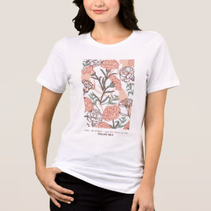 Natur Inspiriert Blütenmuster: Muster der Blume Ca Tri-Blend Shirt