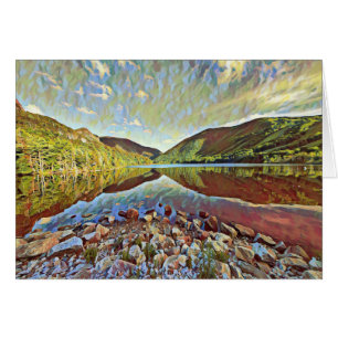 Natur Inspiriert leere Grußkarte