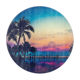 Natur Landschaft Pool Palmen-25925 Schneidebrett