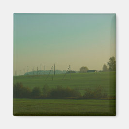 Natur Landschaftsfeld Wiese Weißrussland Magnet